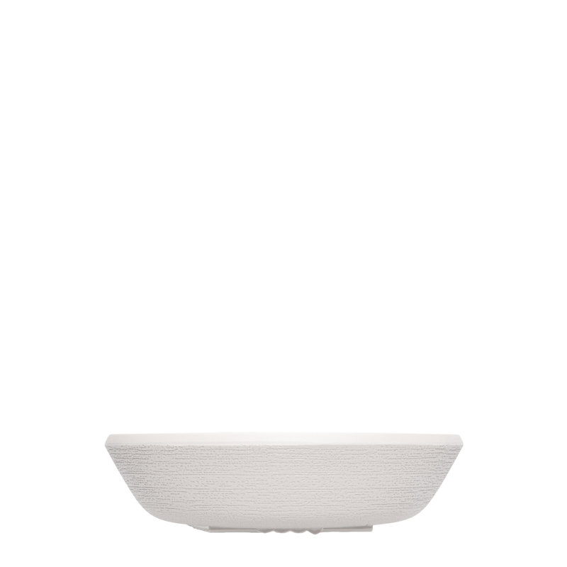 Assiette à soupe Trama, Gris clair