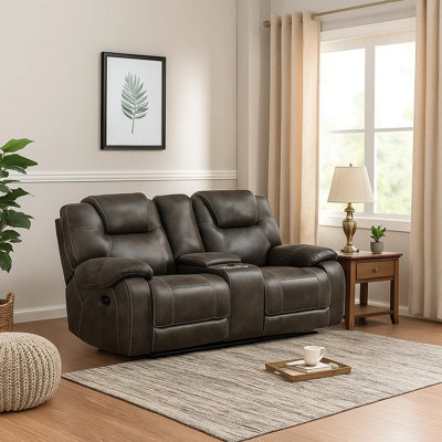 Erisha Upholstered 75'' Reclining Sofa