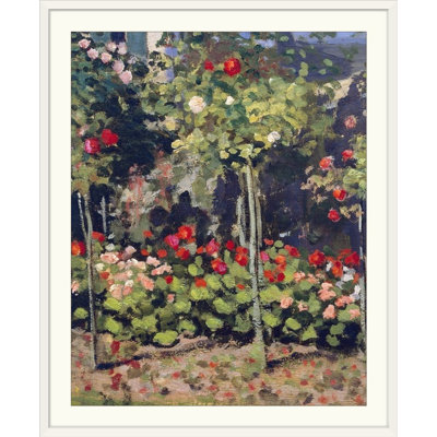 « jardin en fleur, 1866 » par l’impression de peinture Claude Monet