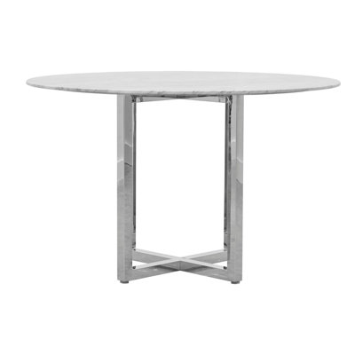 Table de salle à manger ronde en marbre Nouv