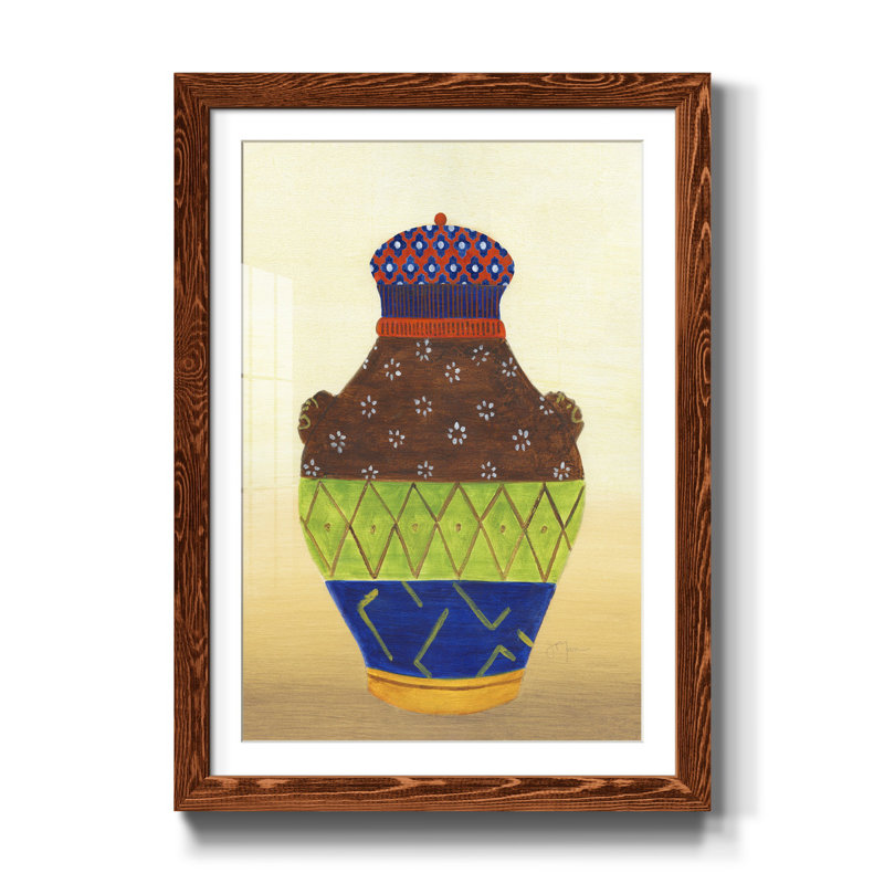 Zen Succulent II - Cadre photo, reproduction d'art sur papier, H 44 po x l 31 po x P 1 po, Érable