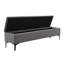 Banc de rangement rembourré 100% polyester Aquanette-734558942-734558941