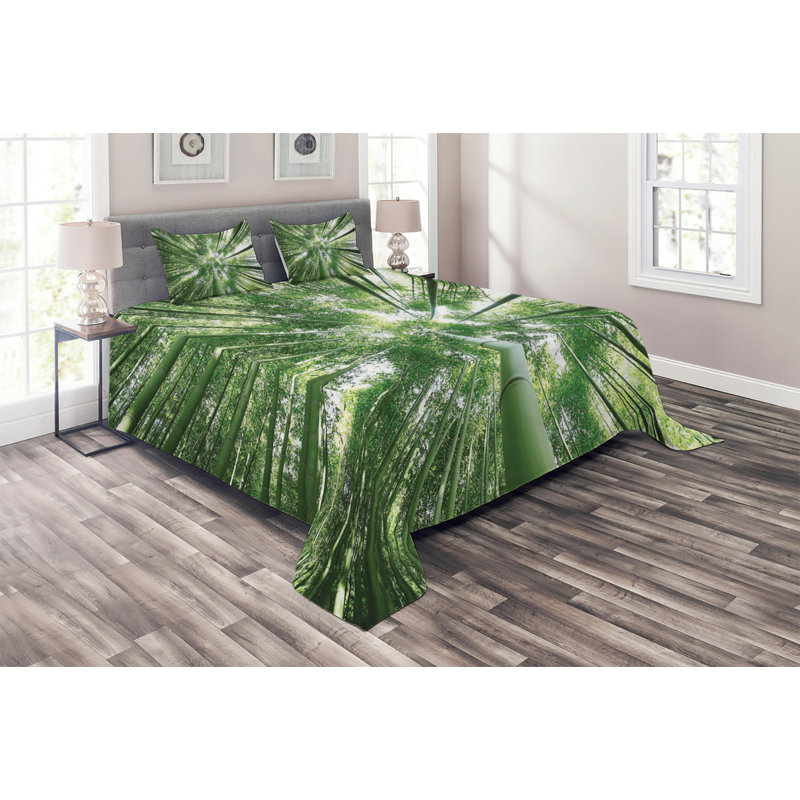 Eclectic Polyester Coverlet, King Bedspread + 2 Shams