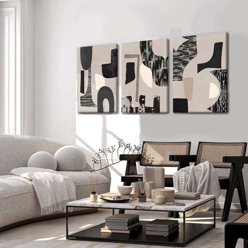 3 Piece Wrapped Canvas Wall Art