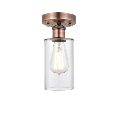 Caldello Glass Semi Flush Mount