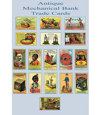 " Mechanical Bank Trade Cards " by Jason Pierce