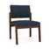 Lenox Wood Waiting Reception Armless Guest Chair Wood Frame