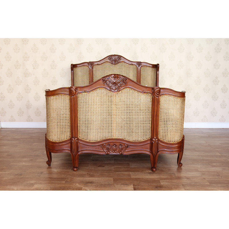 Lecanuet Bed, Kingsize (5'), Wax Polish