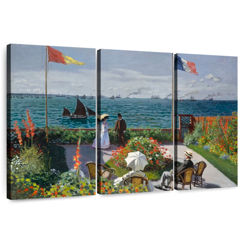 Gillard Garden At Sainte Adresse, 36" H x 57" W