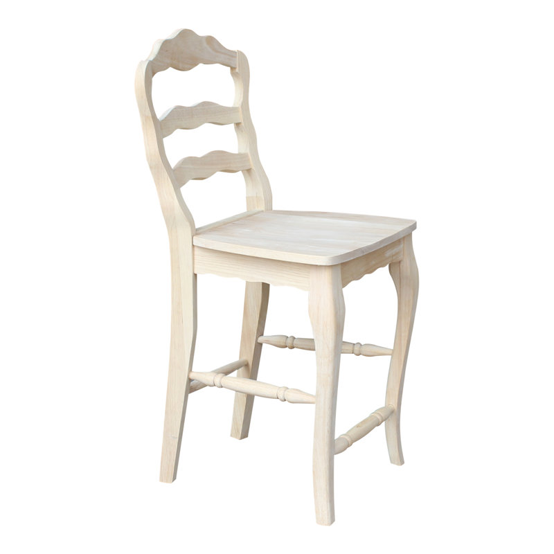 Guzik Solid Wood Counter Stool, Counter Stool (24" Seat Height)