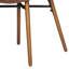 Chaise en similicuir et bois massif-64676486