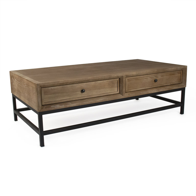 Table basse à 4 pieds avec rangement Bekelja