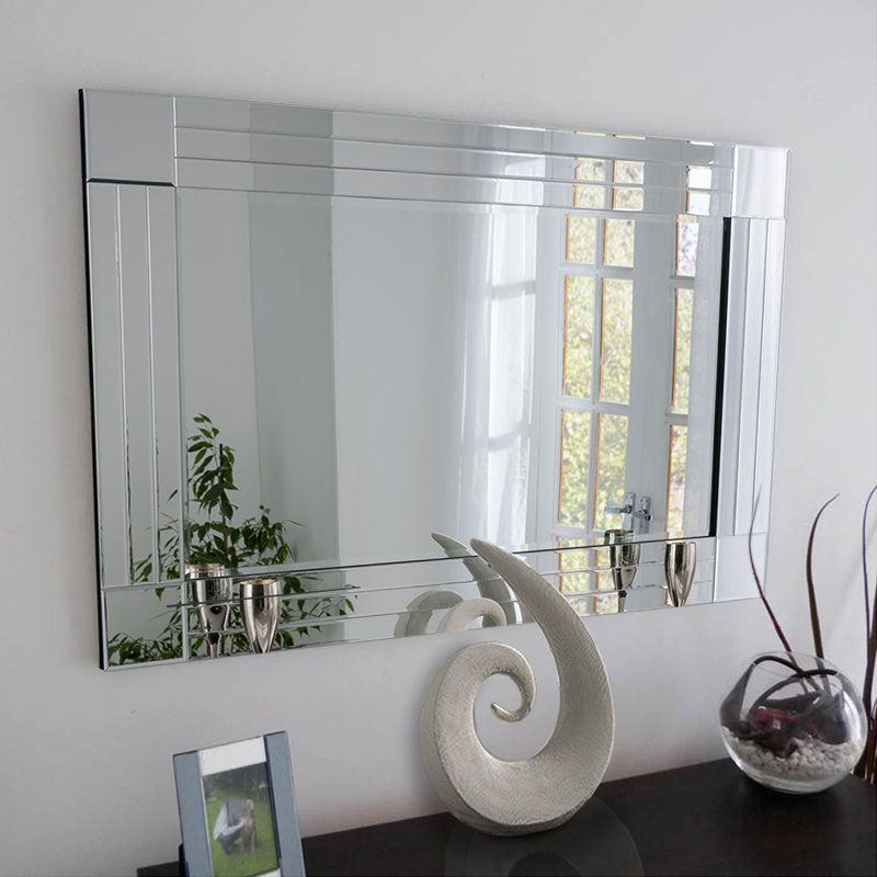 Molly Venetian Triple Frame Wall Mirror, 120cm H x 40cm W