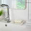 Porte-savon en marbre autodrainant, ensemble de 2