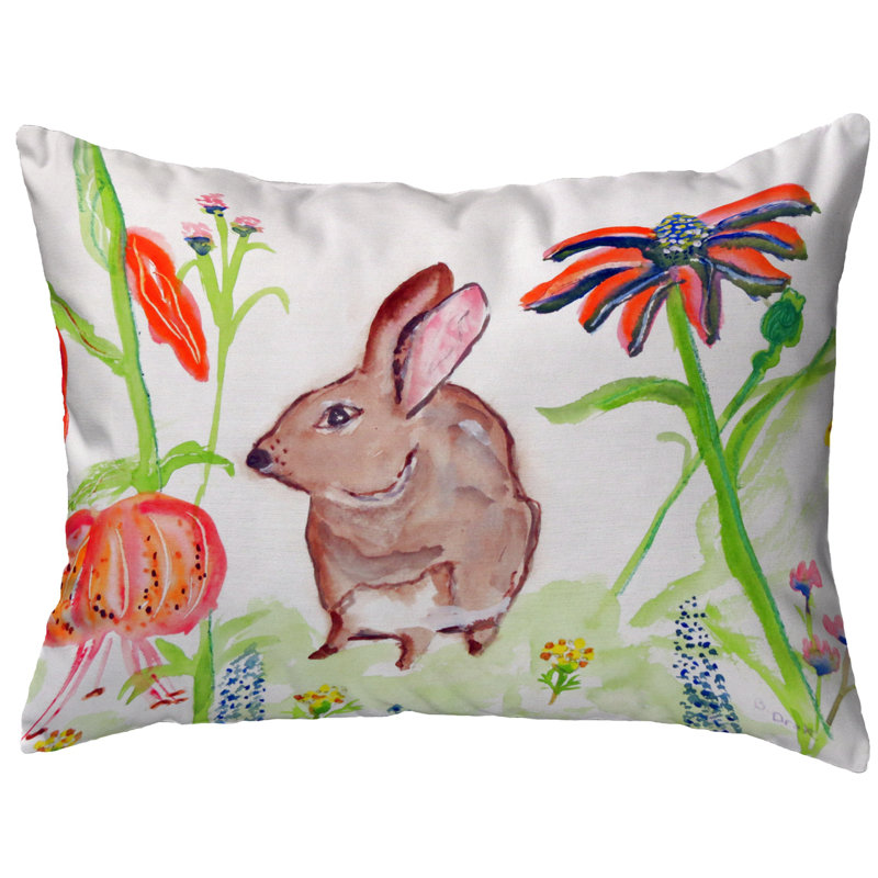 Outdoor Reversible Throw Pillow