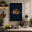 Geometric Fish Modern - Wrapped Canvas-345677060-345677080