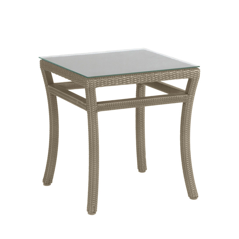 Club Outdoor Side Table, Oyster