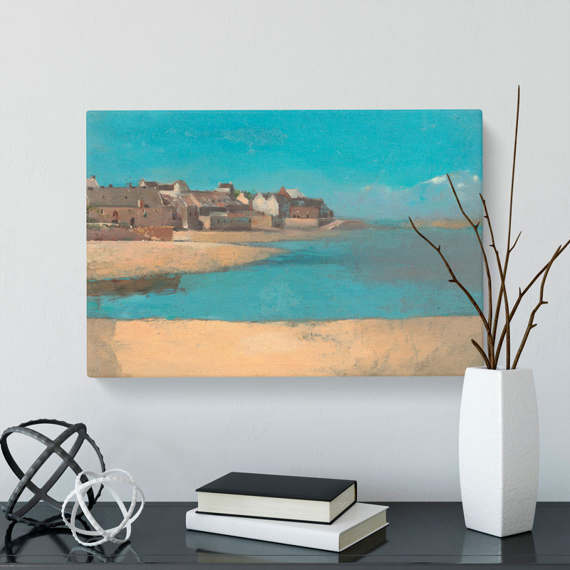 Village by Odilon Redon - Wrapped Canvas, 35cm H x 50cm W x 3cm D