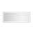 96In. W X36 In. H Framed LED Single Bathroom Vanity Mirror In Polished Crystal  Bathroom Vanity LED Mirror With 3 Color Lights Mirror For Bathroom Wall