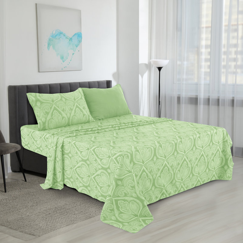 Ensemble de draps en microfibre Lux Hotel, ISE, Ensemble de draps pour taille de lit simple TG ave