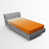 Couleur unie orange est en rupture de stock