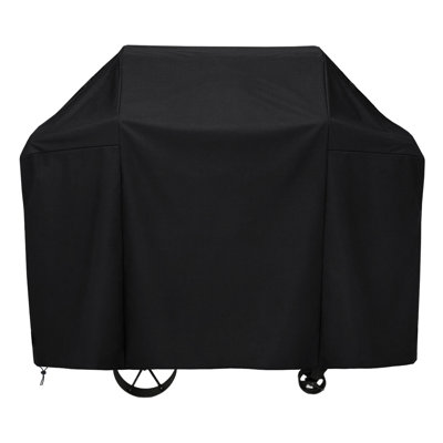 Grill Cover 58"W x 24"D x 46"H, BBQ Gas Grill Cover for Outdoor Grill, Waterproof, Anti-UV, Windproof, Dustproof, Barbecue Cover with  Adjustable Hem Drawstring, Black