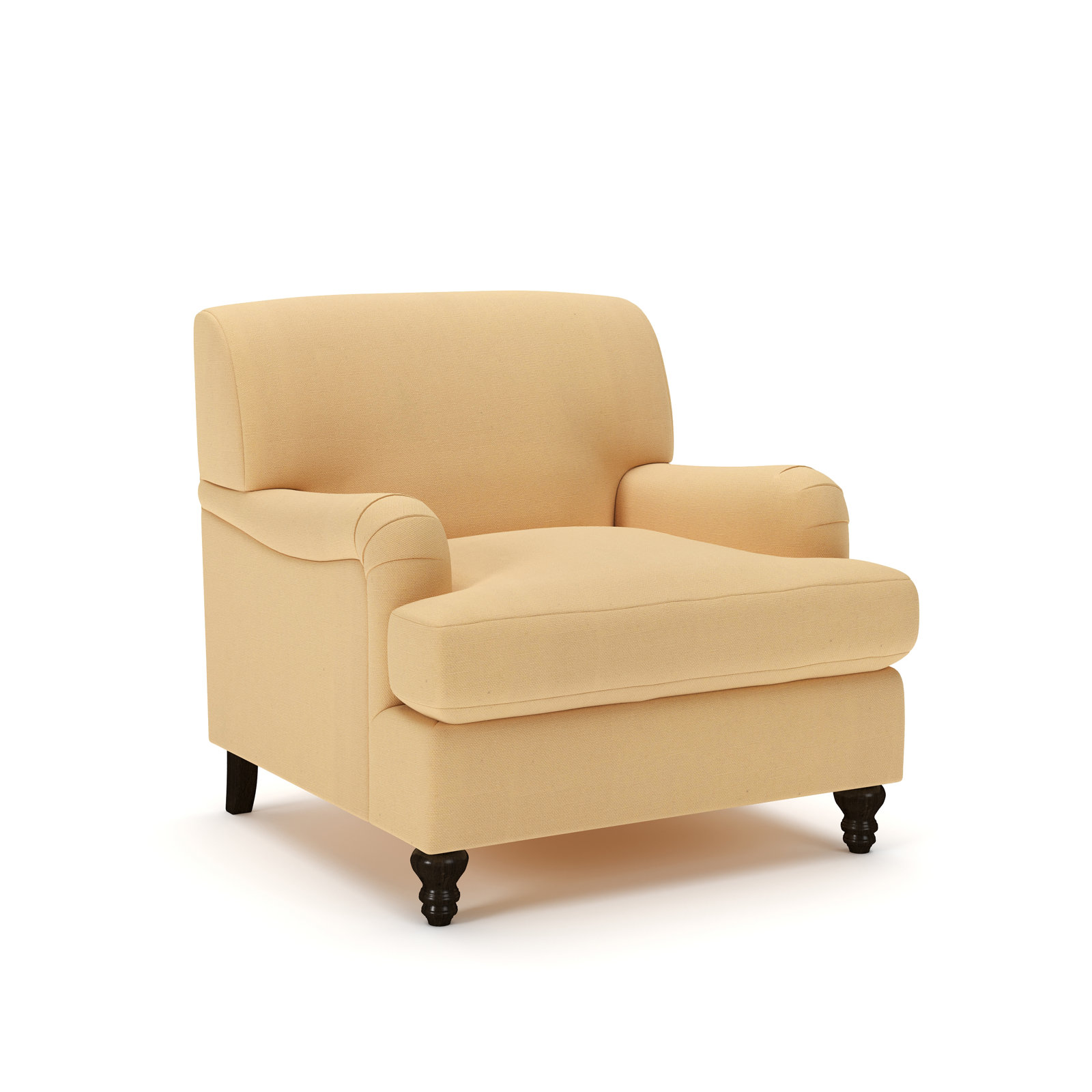 Walters Tight Back Chair, Bayou Sunshine Canvas
