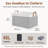 Fabric Foldable Storage Bins with Handles, Modern Storage Basket for Shelves, Closet, Dorm-755629042