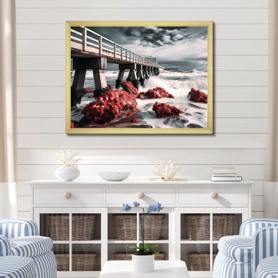 " Pier Whispering Waves I "