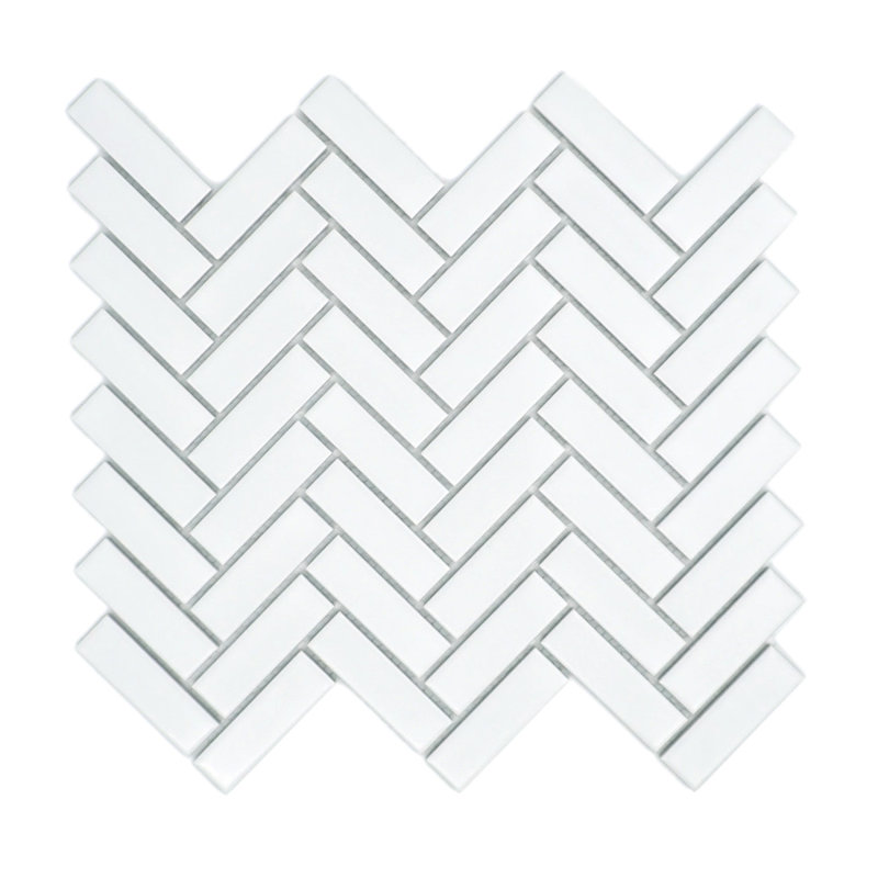 Impact White 11 in. x 12 in. Matte Porcelain Wall Tile (18.46 sq. ft./Case), White