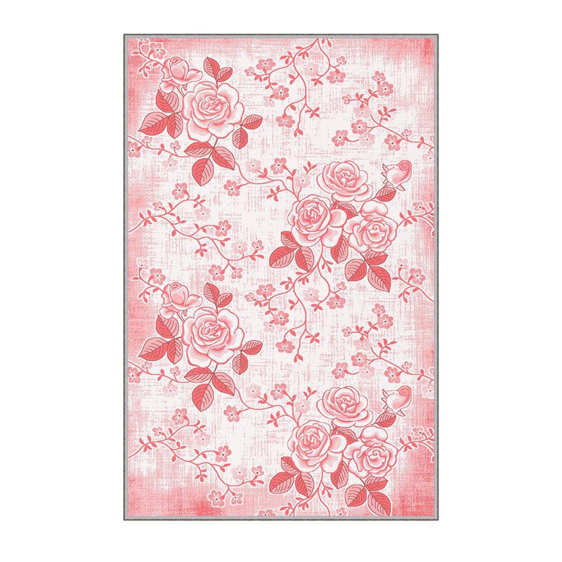 High-Quality 3D Printed Area Rug (2.6 x 4.0 ft), 100% Polyester, 0.3 in Pile Height | Antibacterial, Non-Slip PVC Felt Dot Underside | Machine Washable, Elegant Design for Living Room, Bedroom & Office