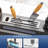 Kitchen Sink Large Single Slot Integrated Digital Display Faucet Set Cup Washer