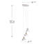 Luminaire suspendu grappe 3 lumières Renmarco-1811640232
