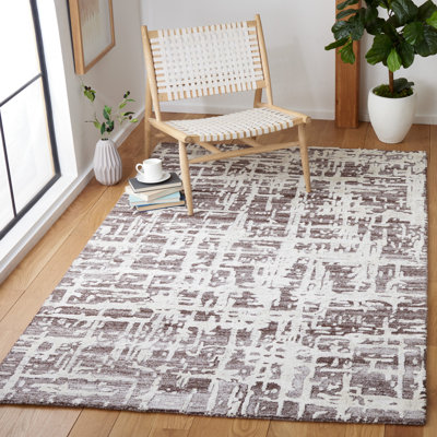 Brodney Hand Tufted Performance Abstract Rug