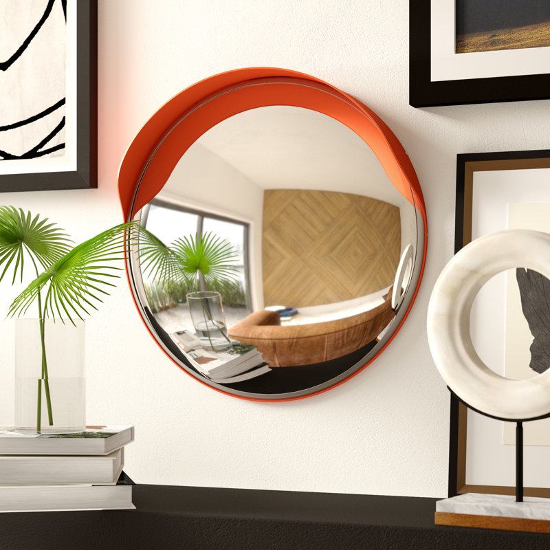 Stemple Metal Convex Wall Mirror