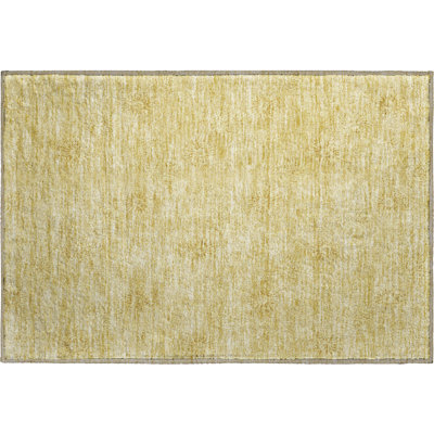 Tapis doré Prisco lavable à la machine de qualité supérieure