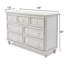Commode 7 tiroirs Kolya - Finition blanche-1127998580