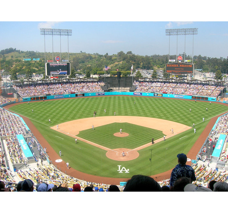 Dodger Stadium, 18" H x 24" W