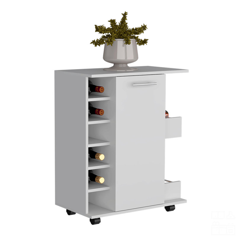 Kitchen Island Wynne With Storage And Cabinet