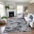 Premium Machine Washable Elize AMF1481 Floral Rug-1559711114