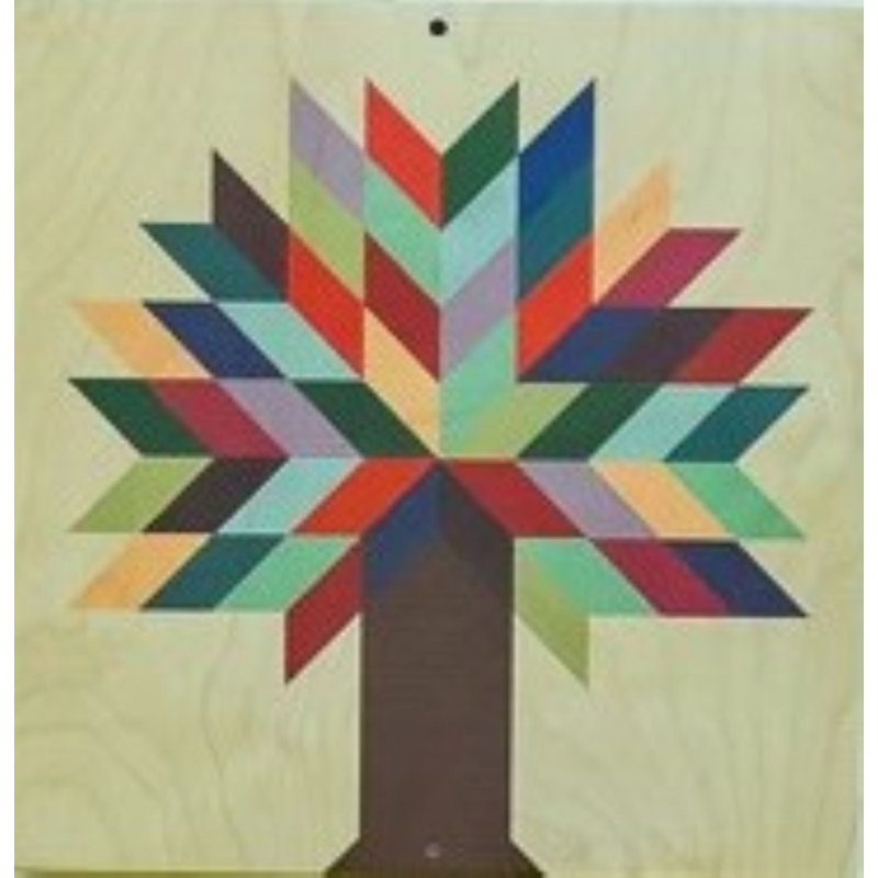 Torridon Fade Resistant Wood Trees Wall Decor