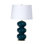 Hewitt Ceramic Table Lamp (Peacock)