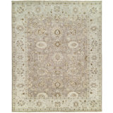 Wool Area Rug in Gray