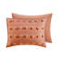 Lit double / grand - et édredon élégant en microfibre de couleur rouille-118638791-118638786