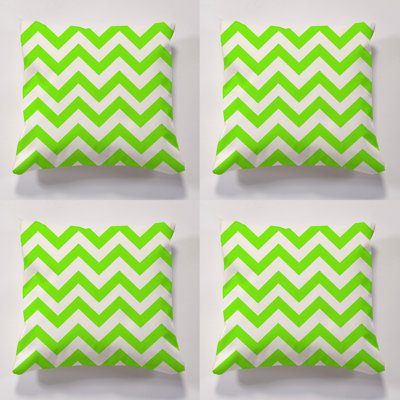 Iori Cushion Resistant Cushion With Insert Indoor / Outdoor Chevron Square Throw Cushion