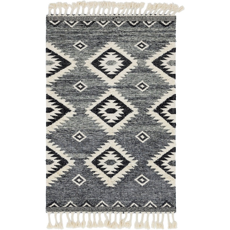 Alenah Wool Southwestern Indoor Rug, Rectangle 5' x 8'