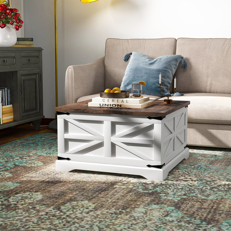 Table basse Magena, Blanc
