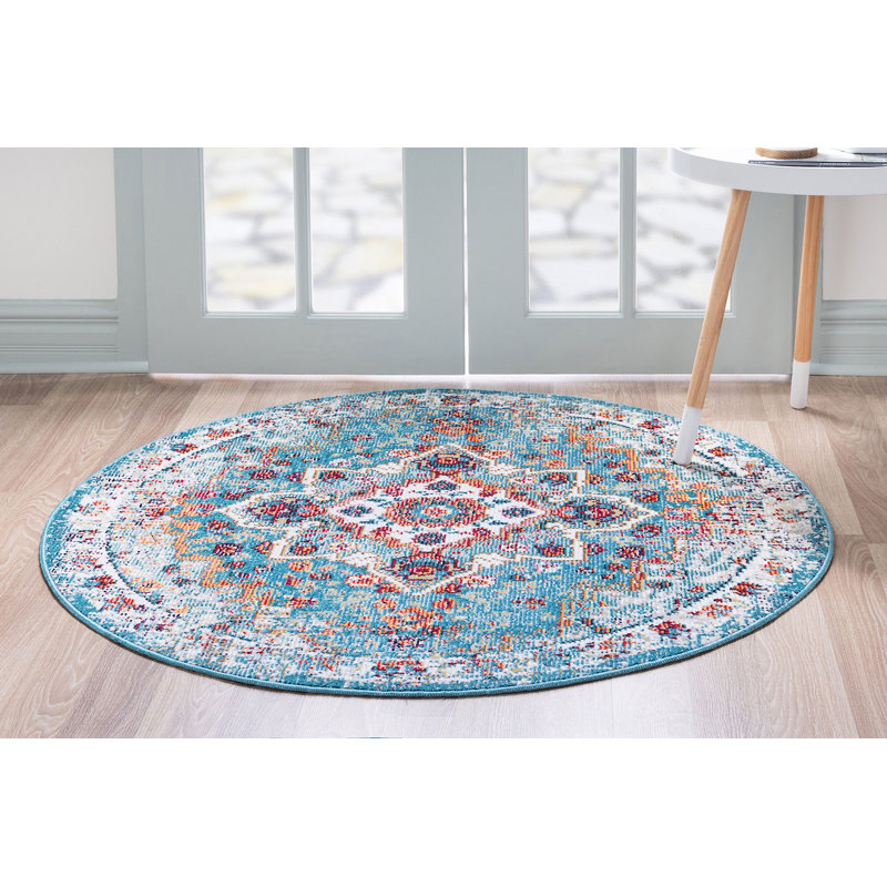 Oriental Indoor Rug, Round 7'
