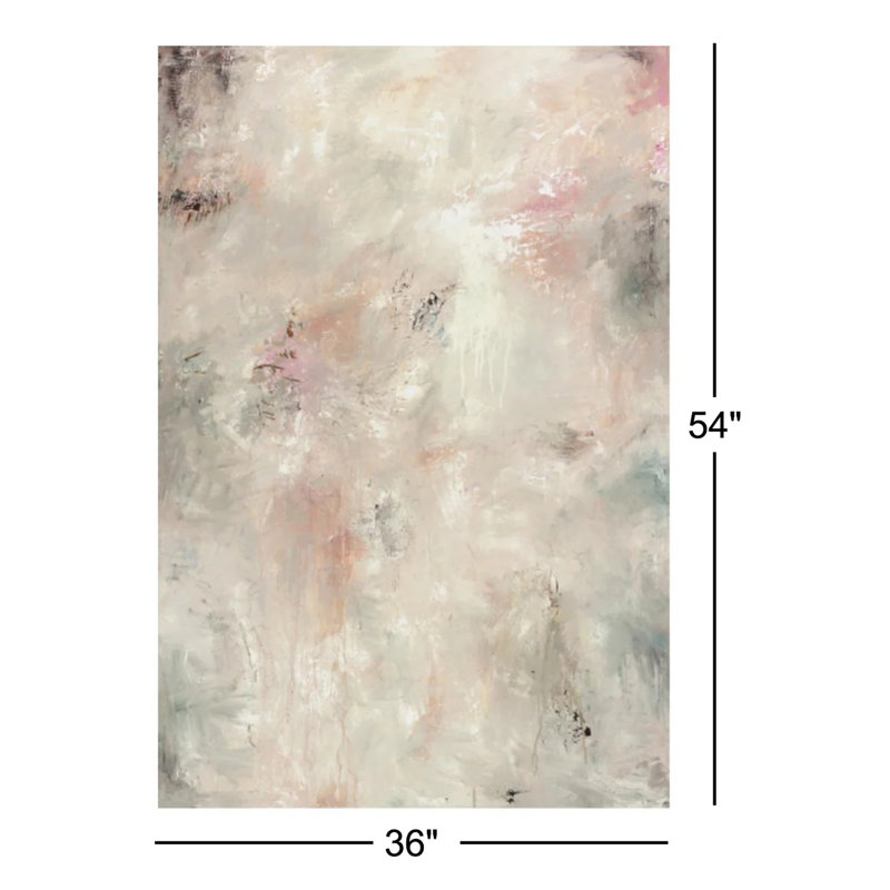 Pemanent Rosette Print by Samuel Kane, 54" H x 36" W x 1.5" D, Outdoor