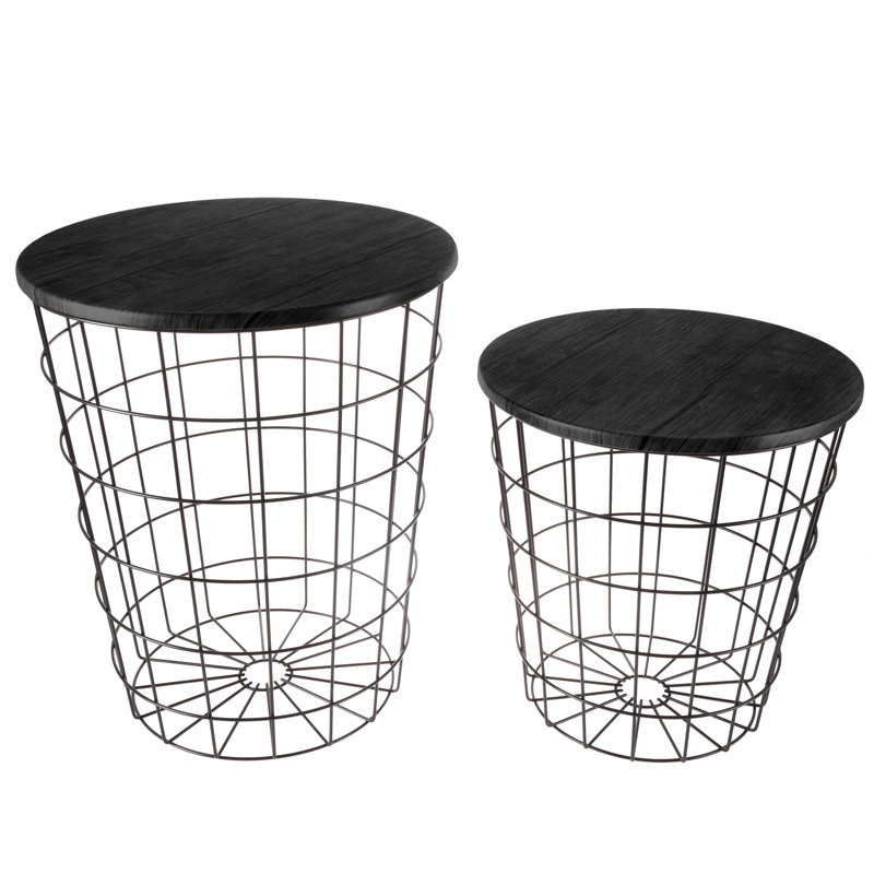 Frame Nesting Tables, Black